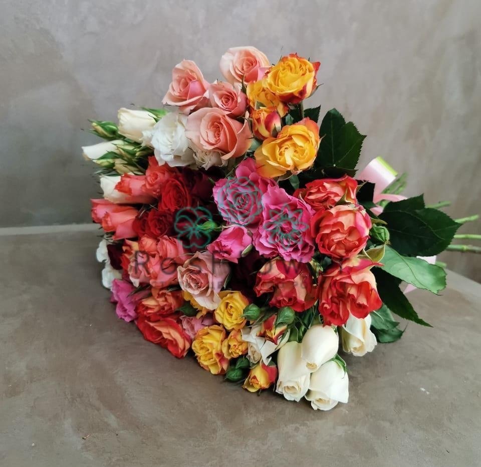 Букет цветов из: Розы в Красном-на-Волге