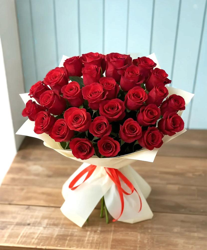 Букет 29 Красных роз в Красном-на-Волге