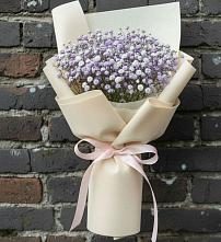 Букет цветов из:  Гипсофила в Красном-на-Волге