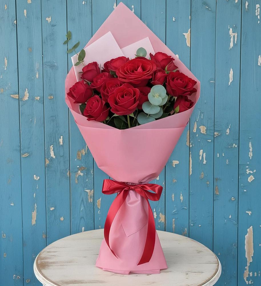 Букет цветов из: Розы в Красном-на-Волге