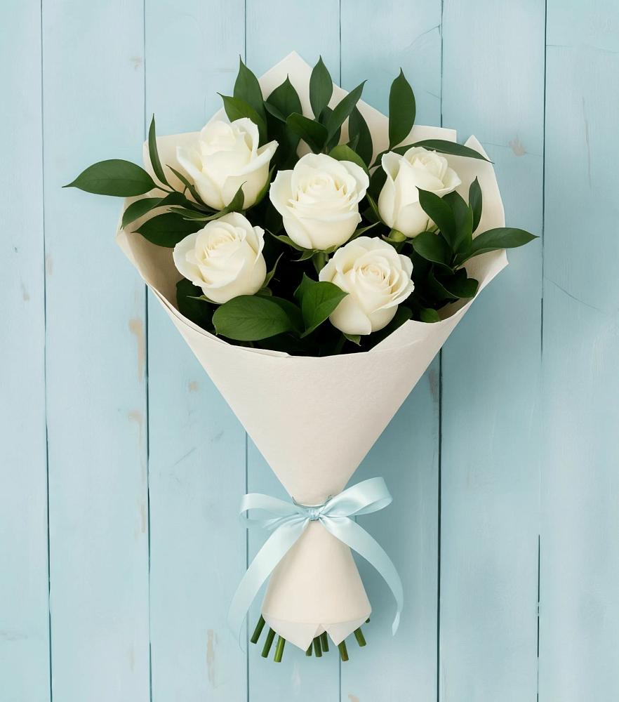 Букет цветов из: Розы в Красном-на-Волге