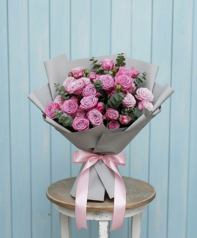 Букет цветов из: Розы в Красном-на-Волге