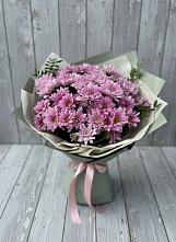 Букет цветов из:  Хризантемы #REPLACE_PRED# Красном-на-Волге