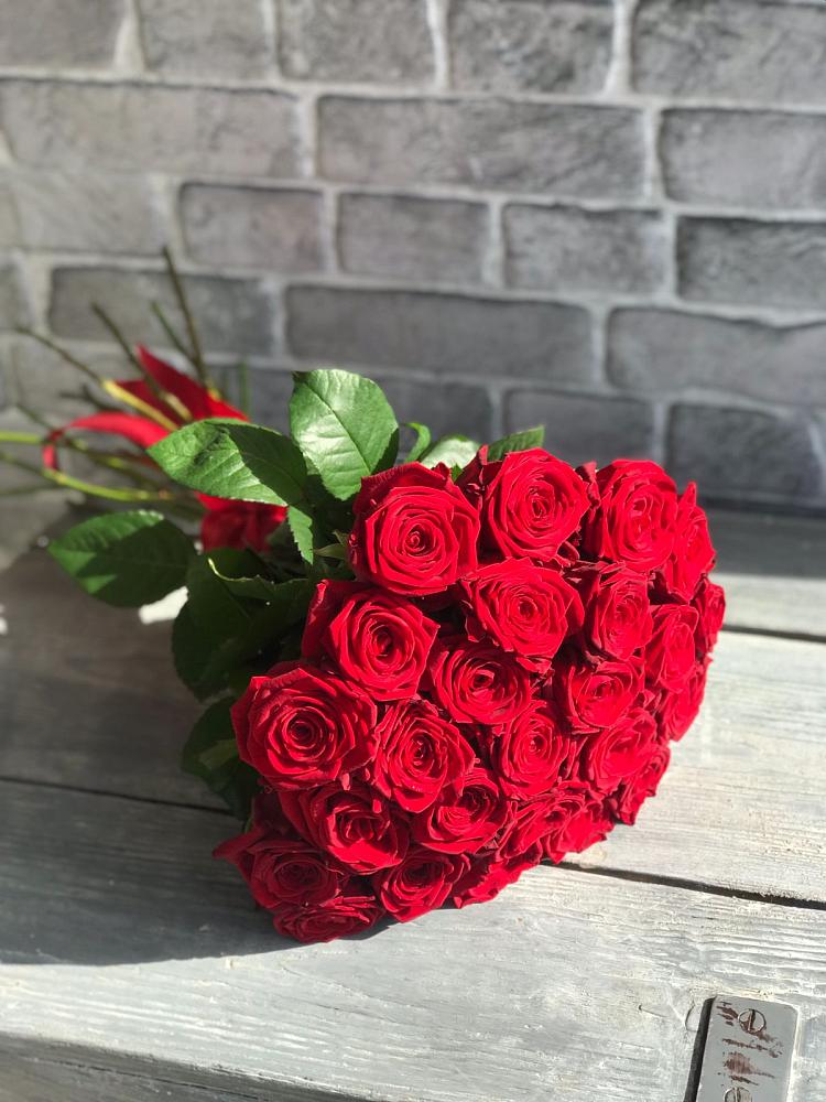 Букет Красные розы Фридом в Красном-на-Волге