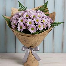 Букет цветов из:  Хризантемы в Красном-на-Волге