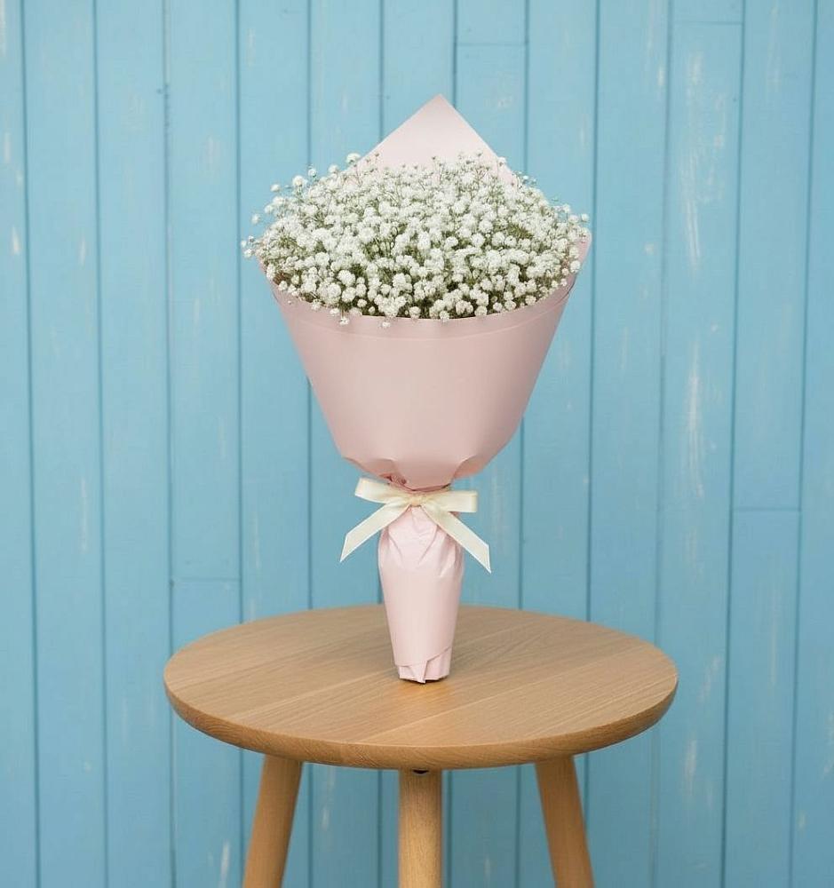 Букет цветов из: Гипсофила в Красном-на-Волге