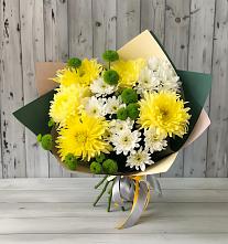 Букет цветов из:  Хризантемы в Красном-на-Волге