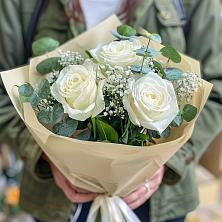 Букет Нежные грёзы в Красном-на-Волге Букет цветов из: Розы в Красном-на-Волге