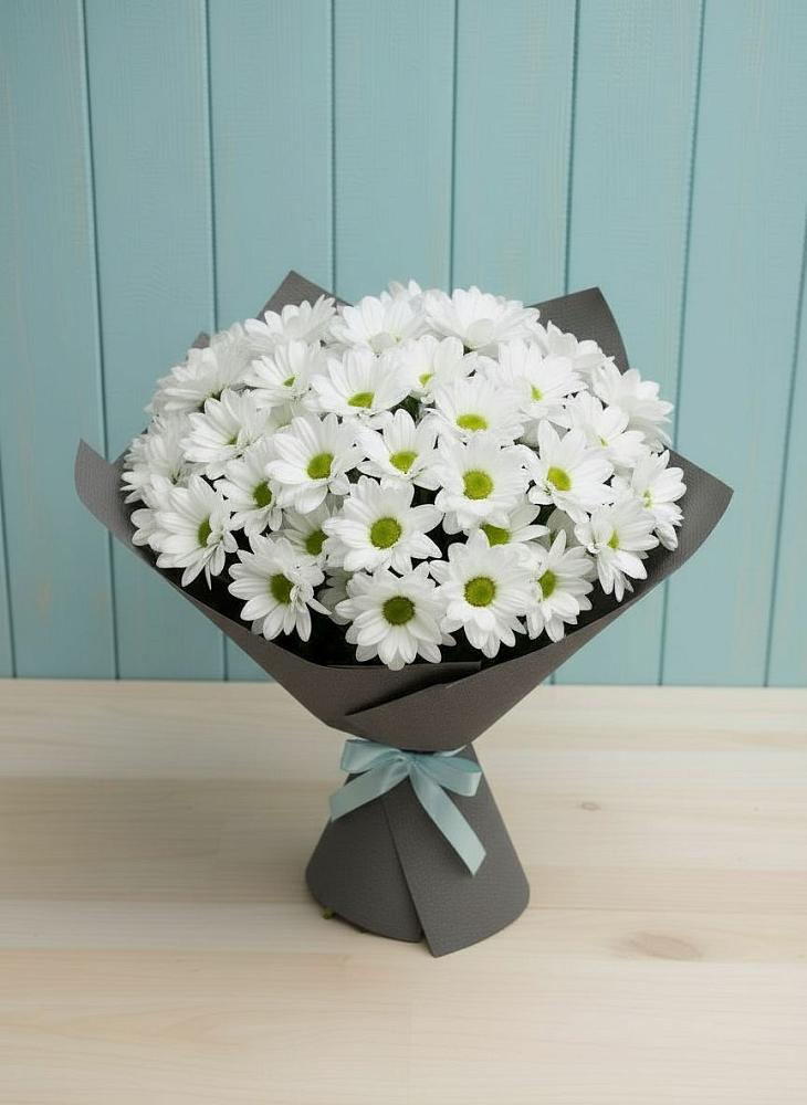 Букет цветов из: Хризантемы в Красном-на-Волге