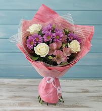 Букет цветов из:  Герберы в Красном-на-Волге