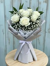 Букет цветов из:  Розы в Красном-на-Волге