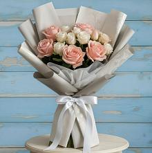 Букет цветов из:  Розы #REPLACE_PRED# Красном-на-Волге
