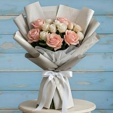 Букет цветов из:  Розы в Красном-на-Волге