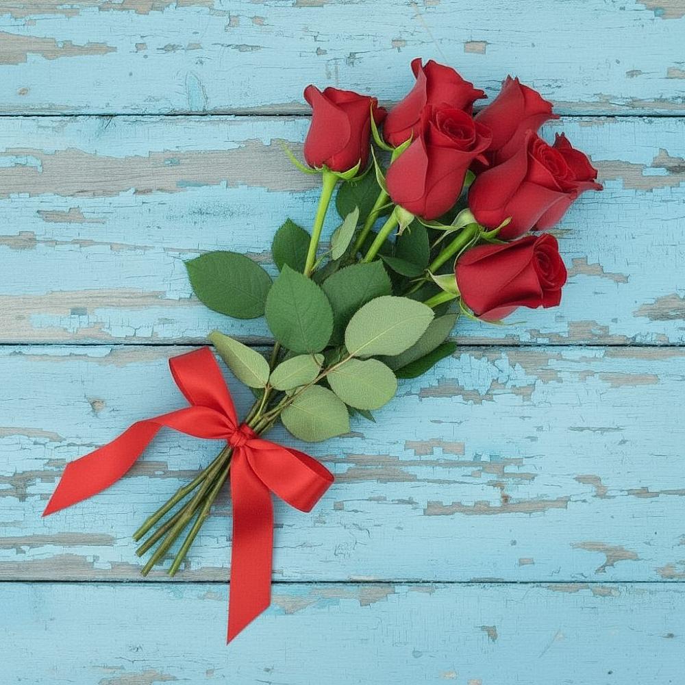 Букет Красные розы в Красном-на-Волге