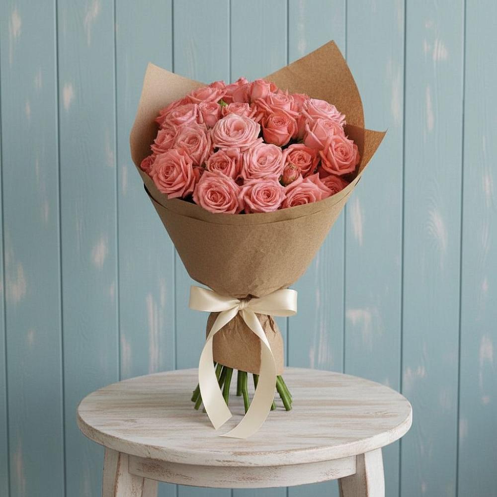 Букет цветов из: Розы в Красном-на-Волге