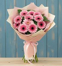 Букет цветов из:  Герберы в Красном-на-Волге